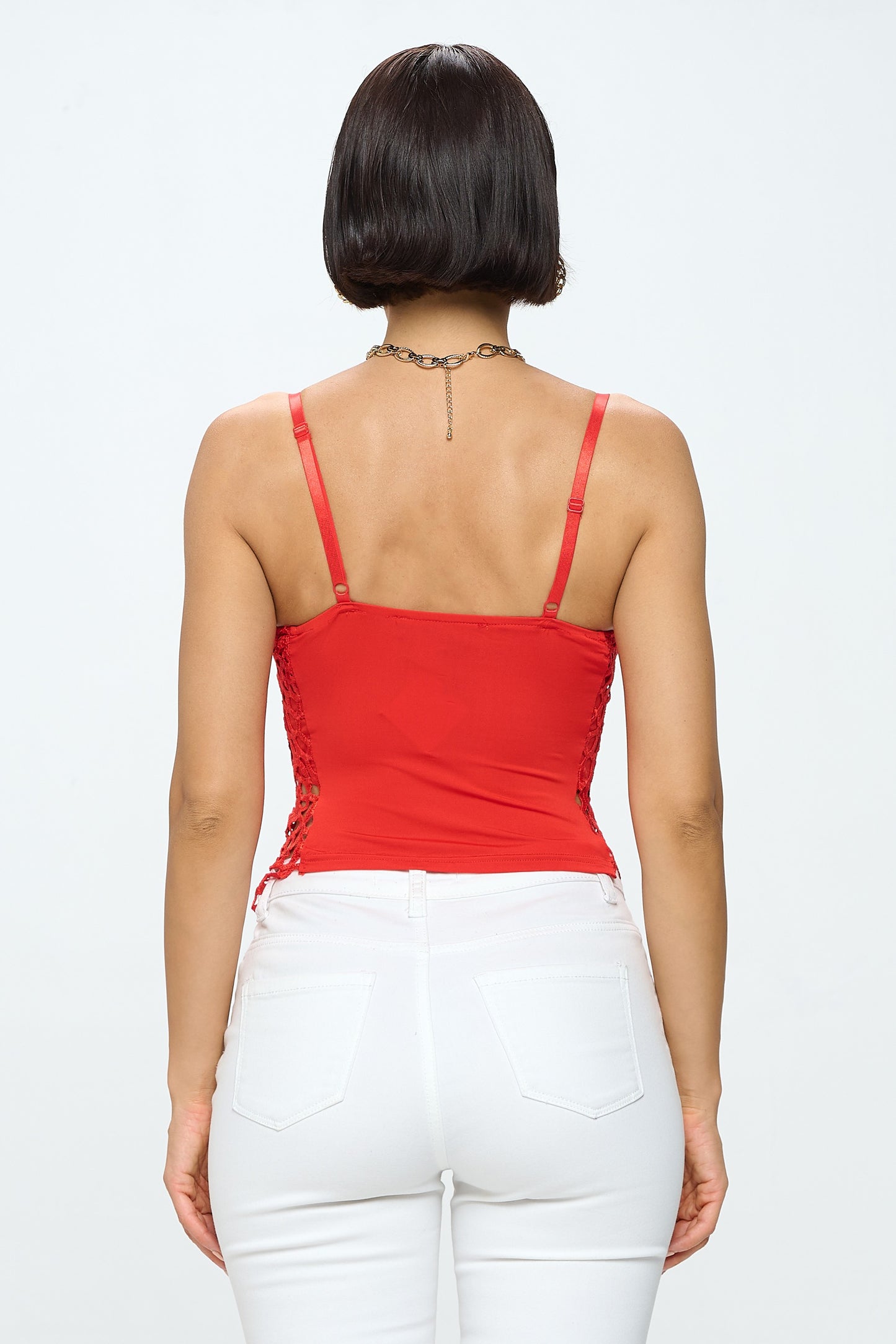 CROCHET LAYERED CROP TOP