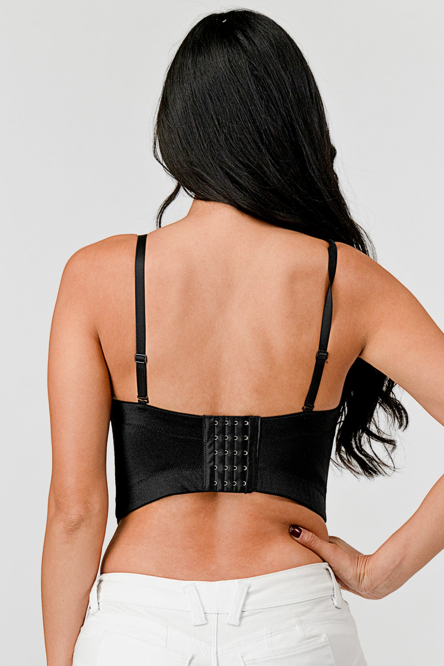 Crystal-Studded Party Crop Top - Sleek and Stylish