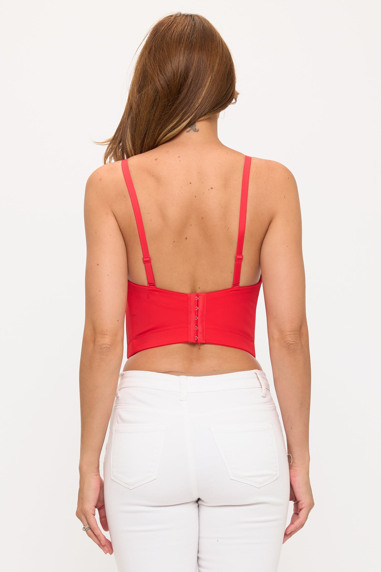 Crystal-Studded Party Crop Top - Sleek and Stylish