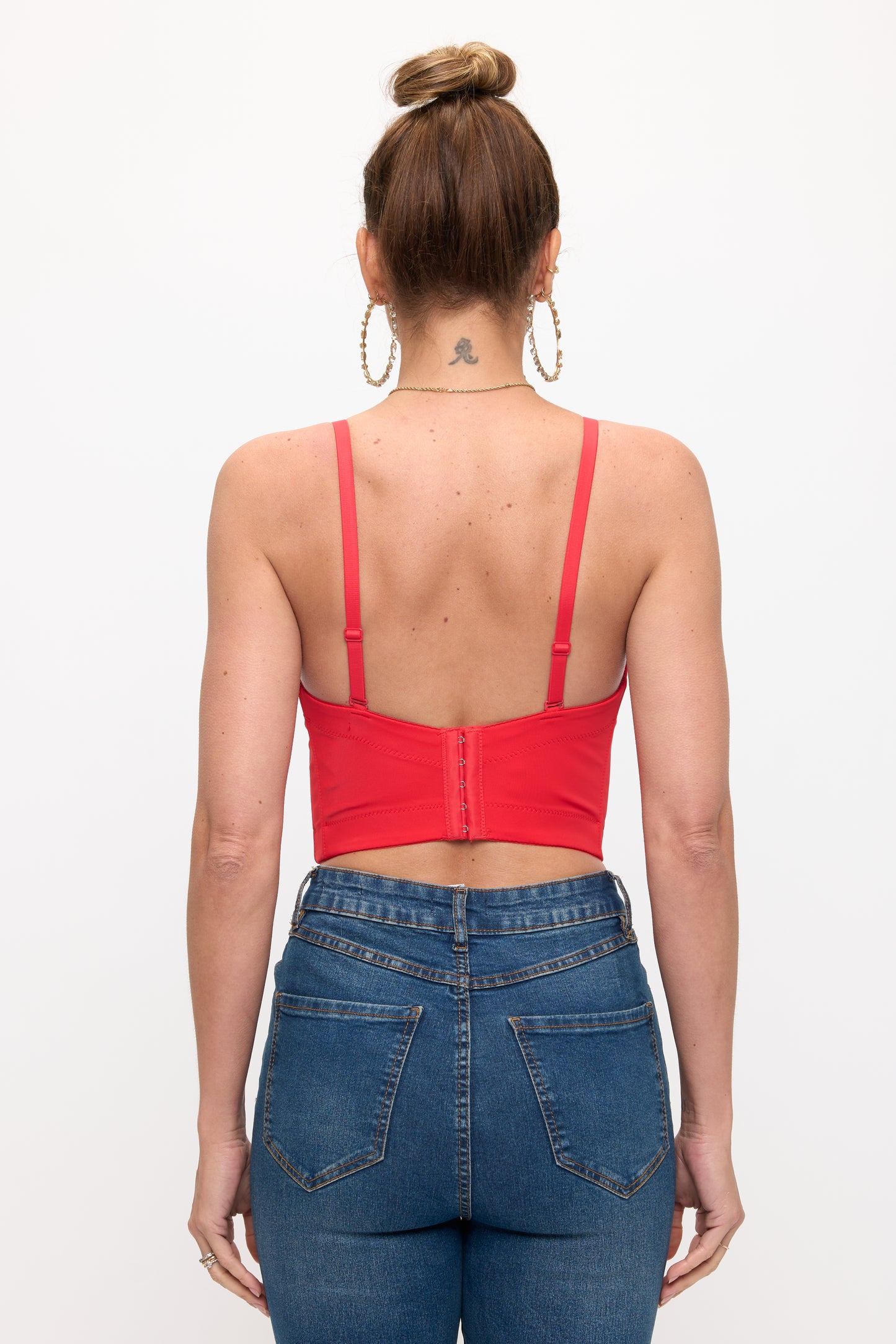 Romantic Jewel-Encrusted Corset Crop Top