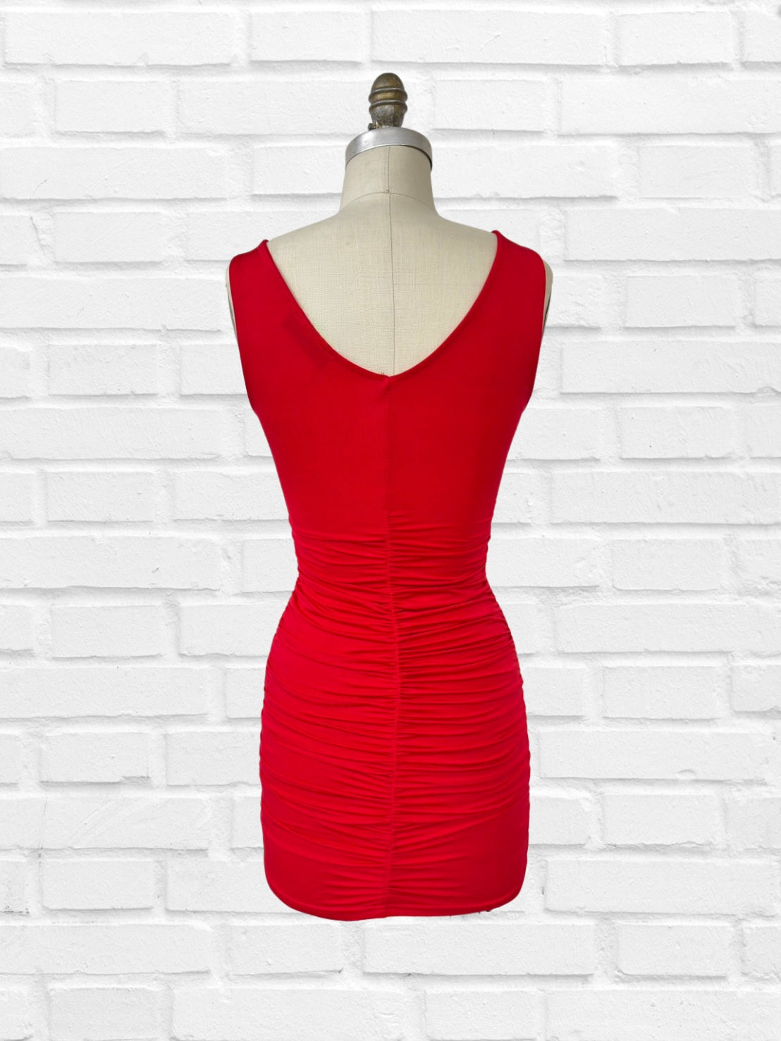 RHINESTONE CONTRAST DRESS