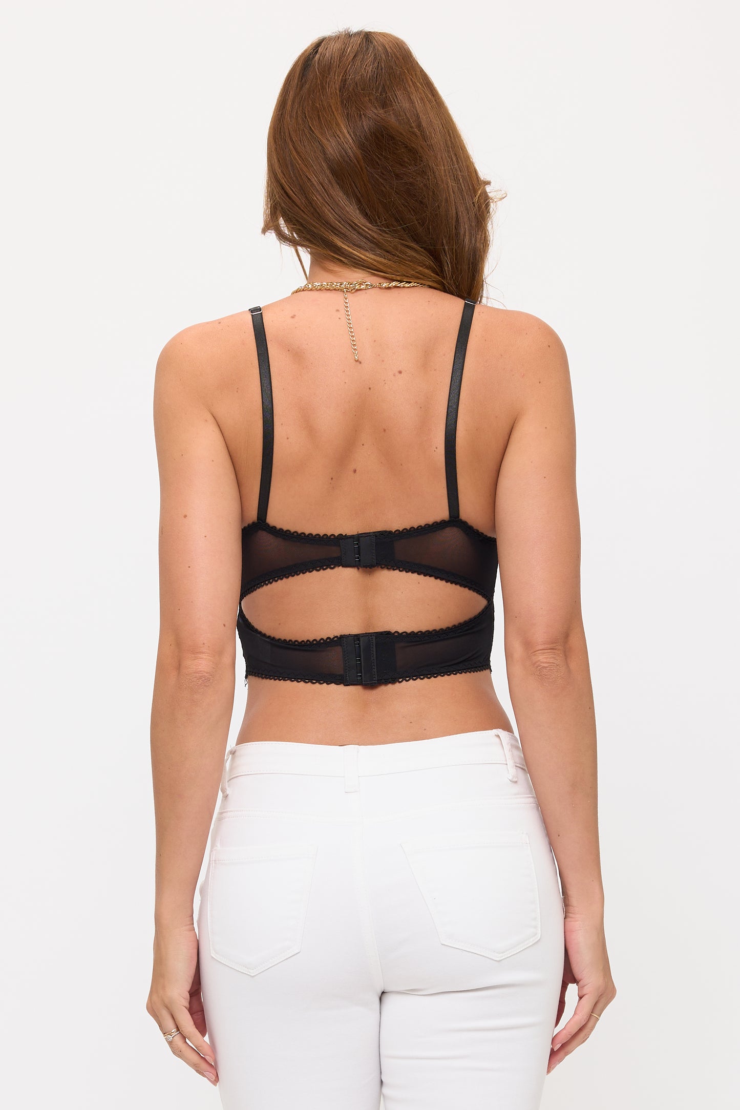 Romantic Lace Corset Crop Top with Ribbon Bow