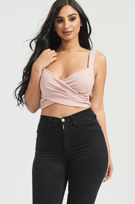 CRISS CROSS FRONT CROP TOP