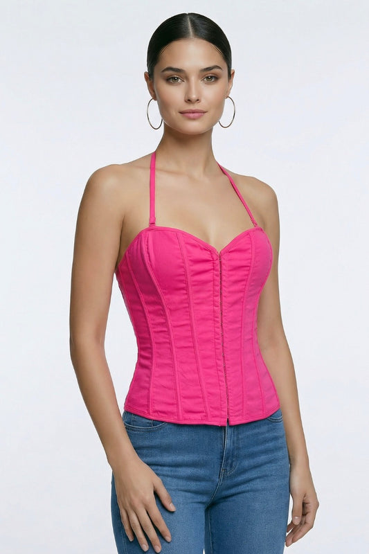 SOLID BONING CORSET SENCILLO TOP