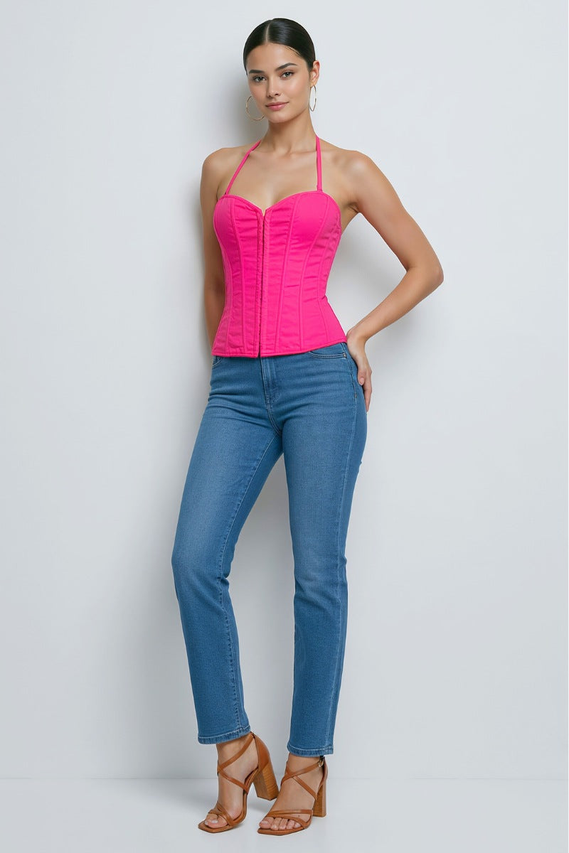 SOLID BONING CORSET SENCILLO TOP