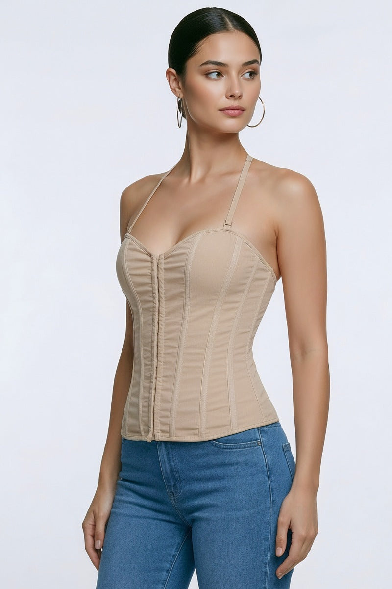 SOLID BONING CORSET SENCILLO TOP