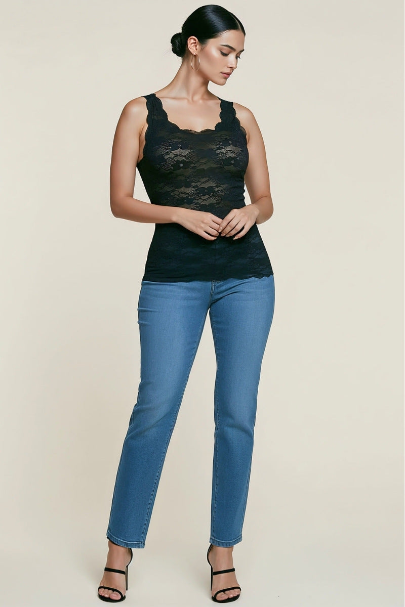 LACE MESH CAMISOLE