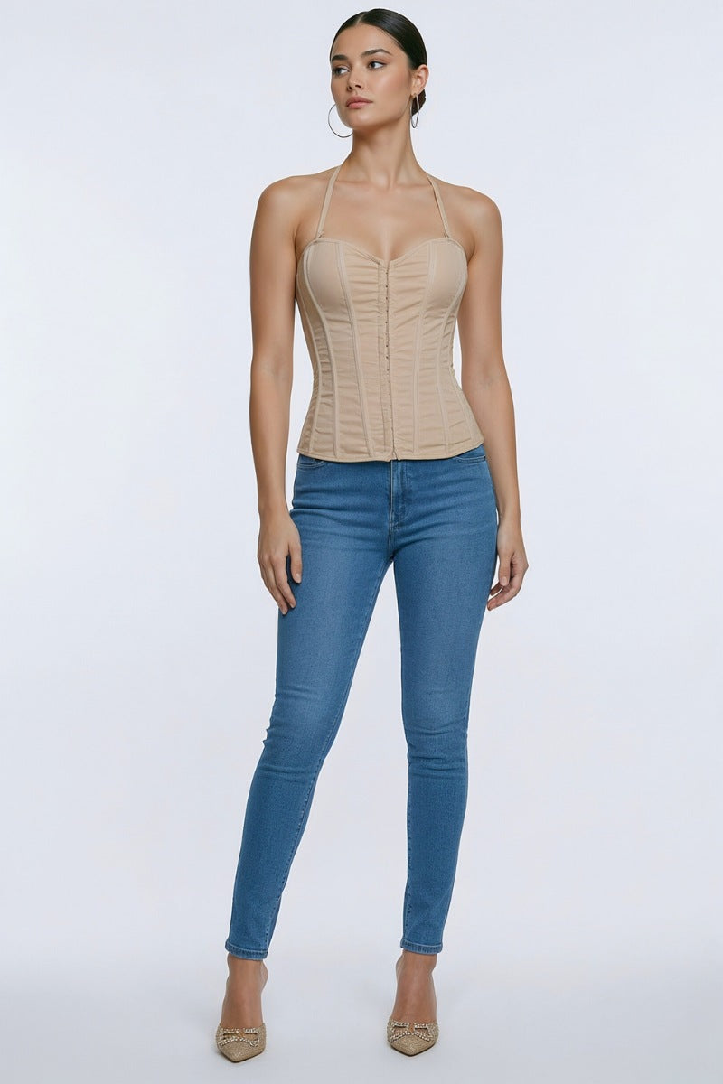 SOLID BONING CORSET SENCILLO TOP