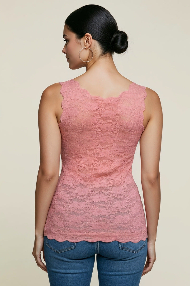 LACE MESH CAMISOLE
