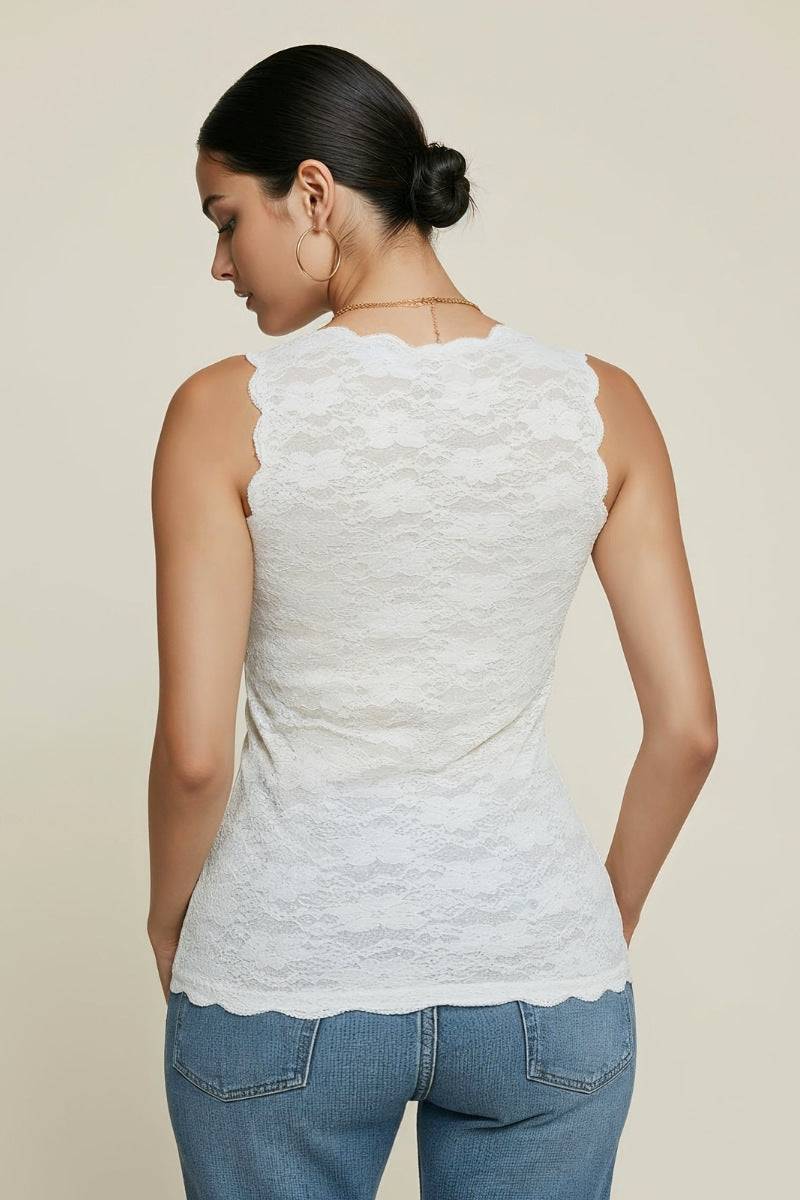 LACE MESH CAMISOLE