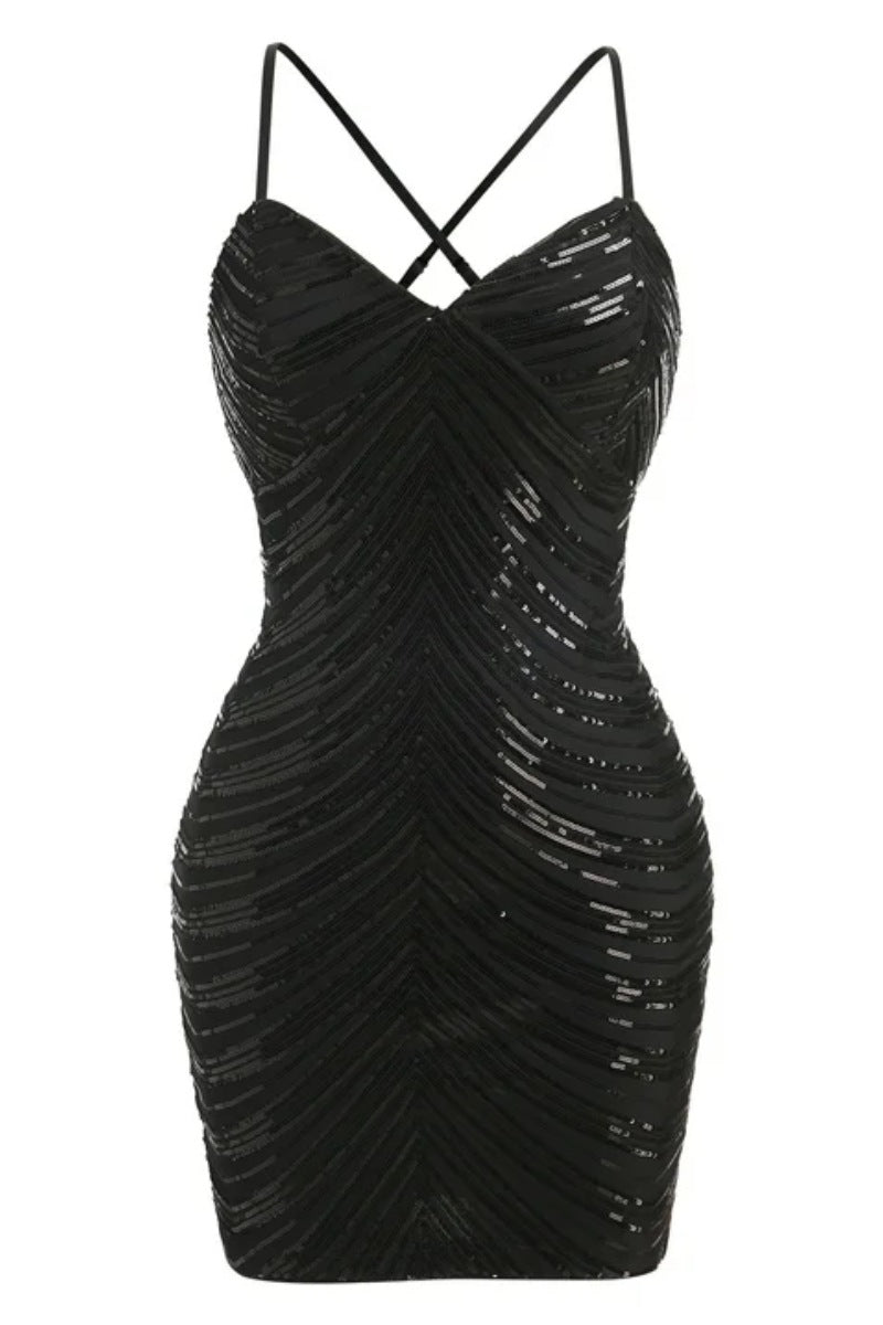 Sequin Bodycon Mini Dress