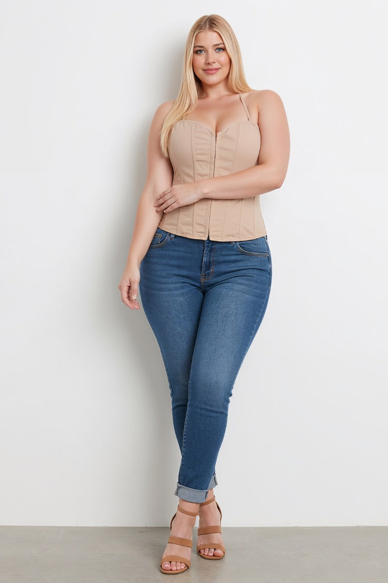 SOLID BONING PLUS CORSET