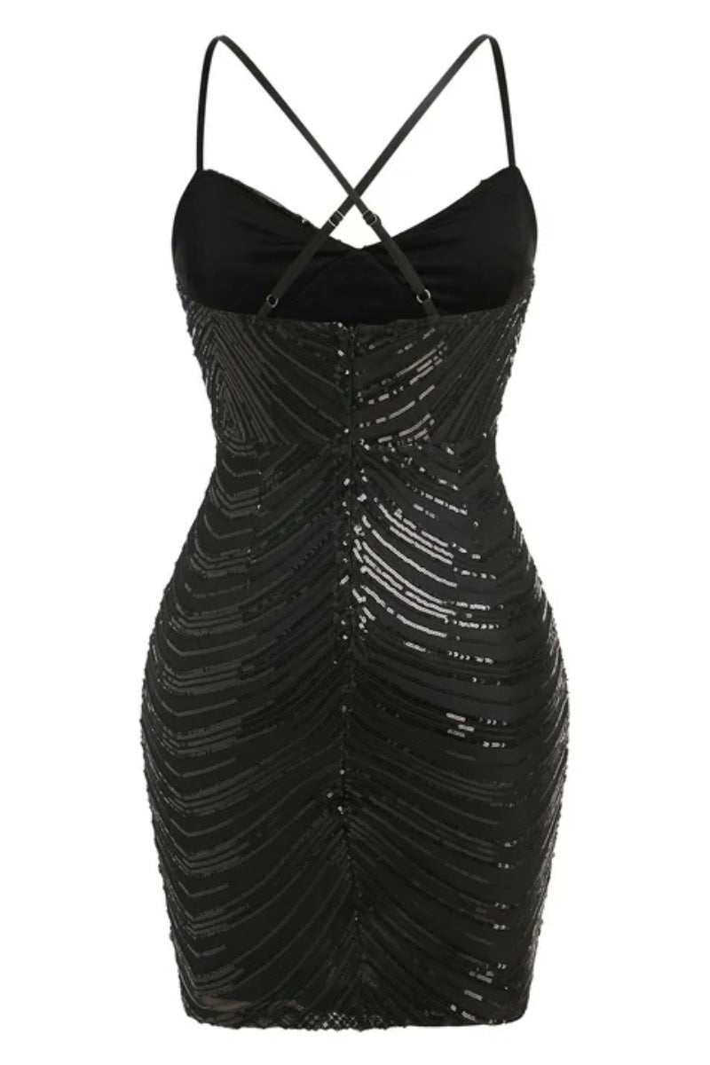 Sequin Bodycon Mini Dress