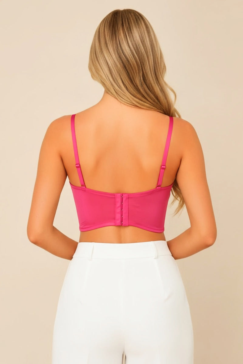 Enchanted Blossom Beased Corset Top