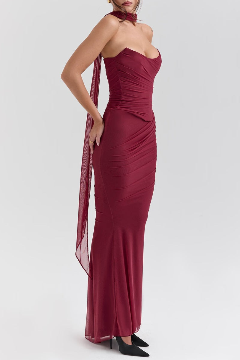 Glamour 3-Piece Evening Dress Ensemble