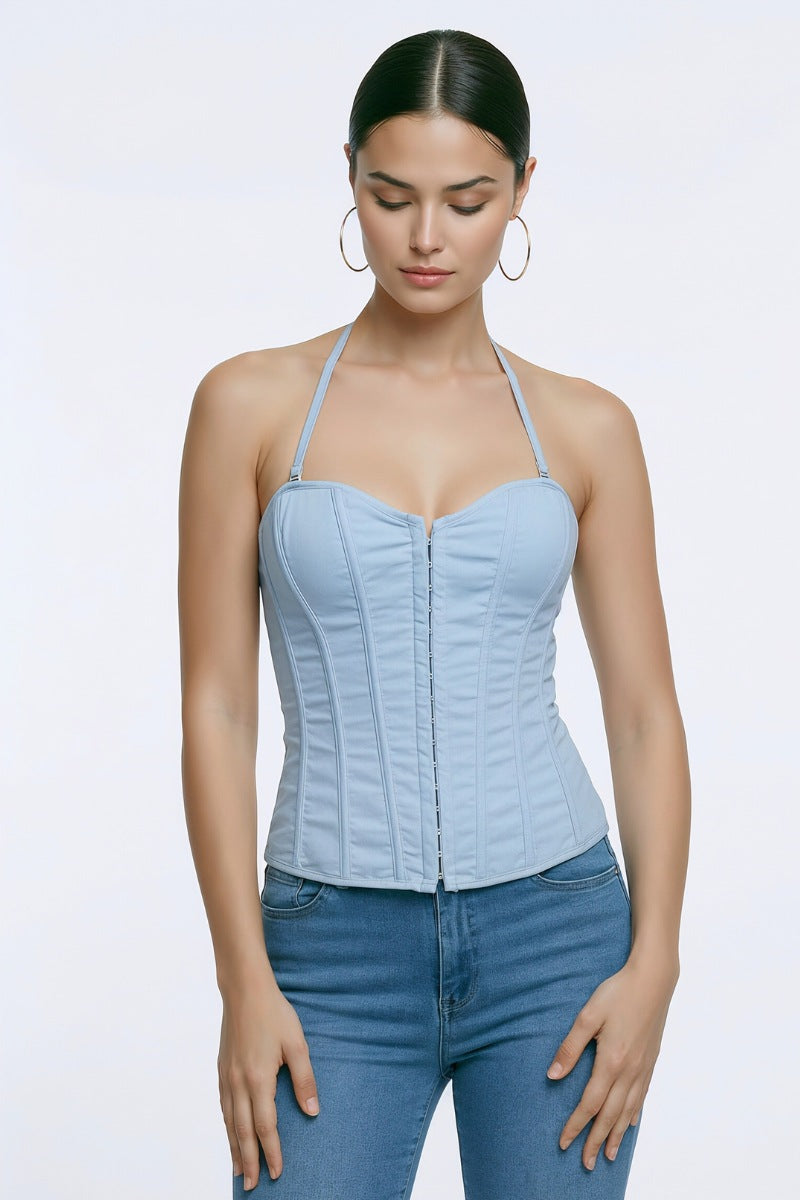 SOLID BONING CORSET SENCILLO TOP