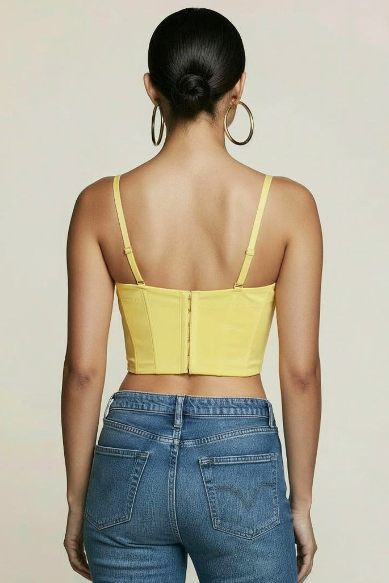 SEQUIN BEAD EMBELLISHED CORSET TOP_ D7227