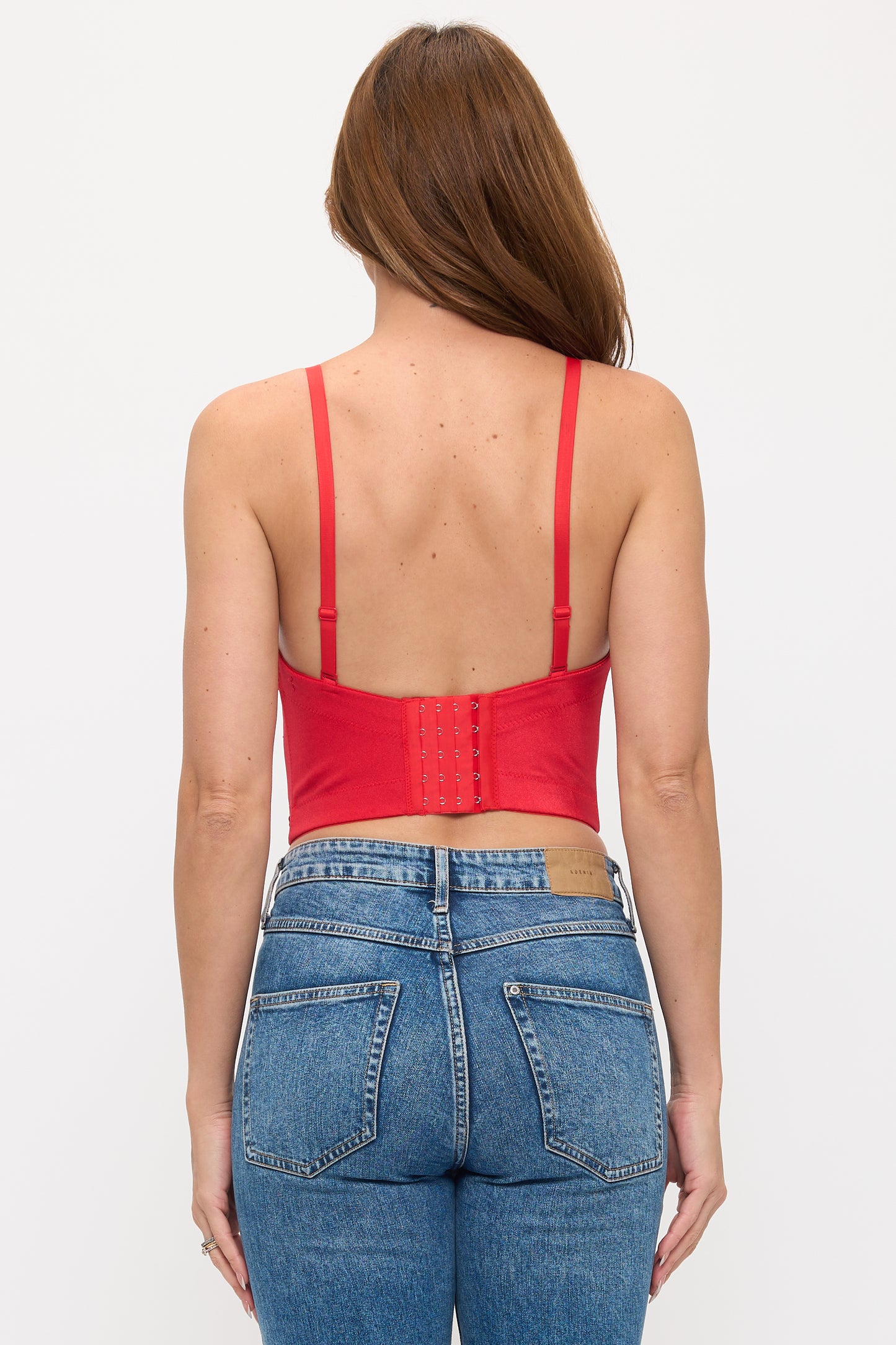Dimensional Petal Bustier Top