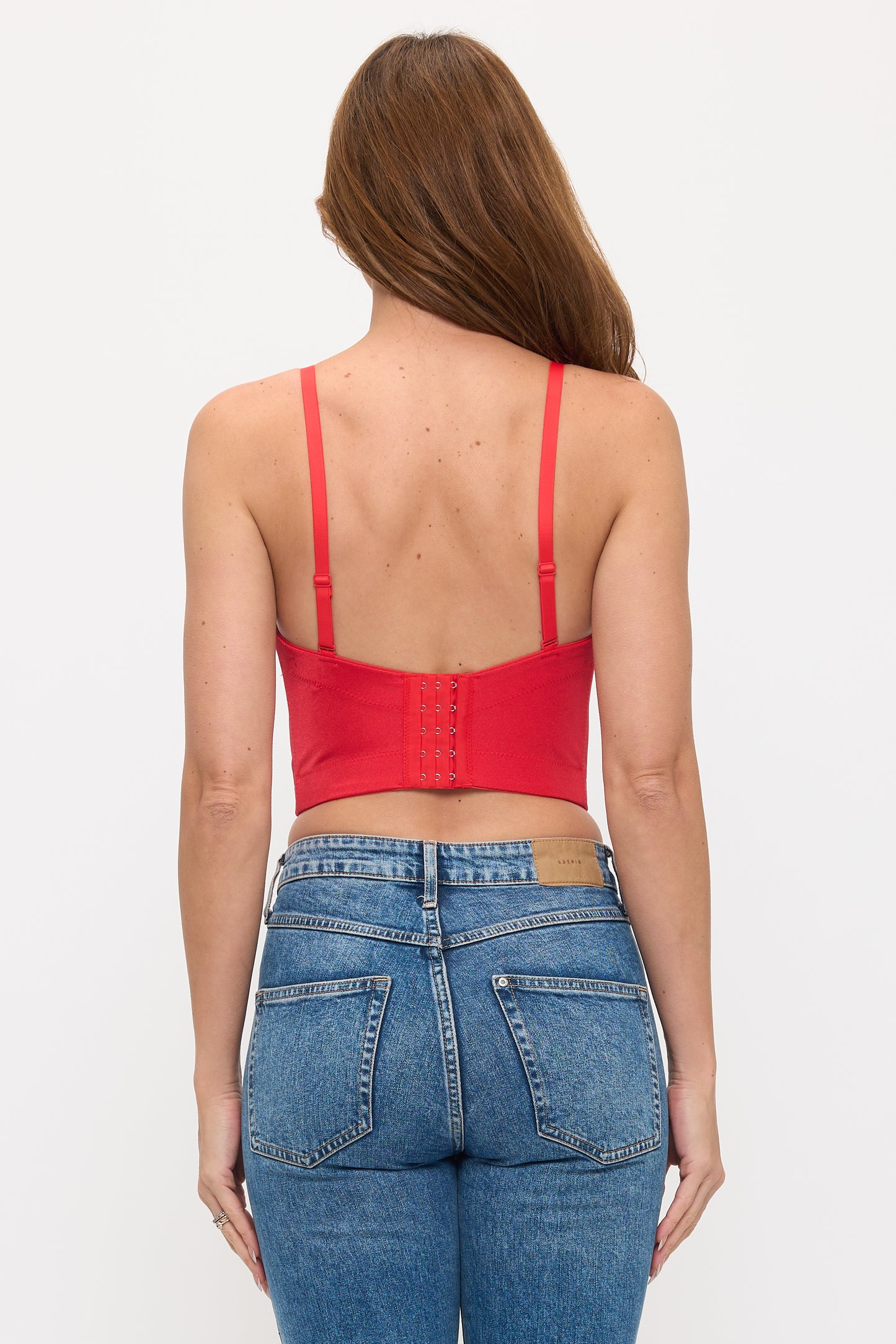 CRYSTAL RHINESTONE BUSTIER