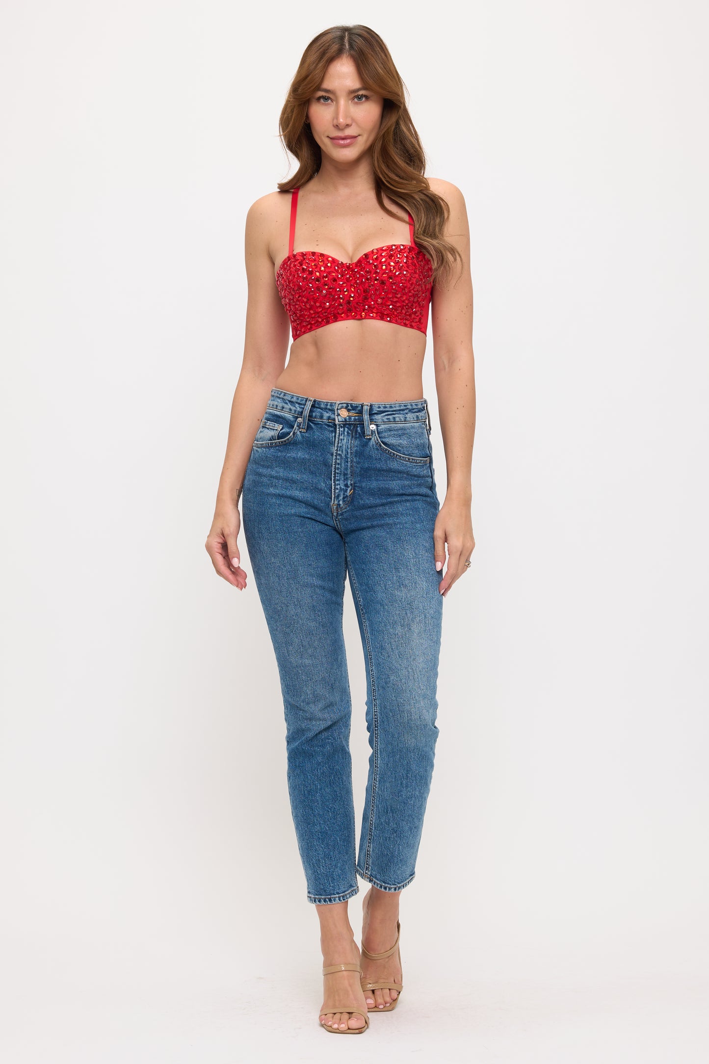 AB CRYSTAL RHINESTONE BRALETTE_D7040