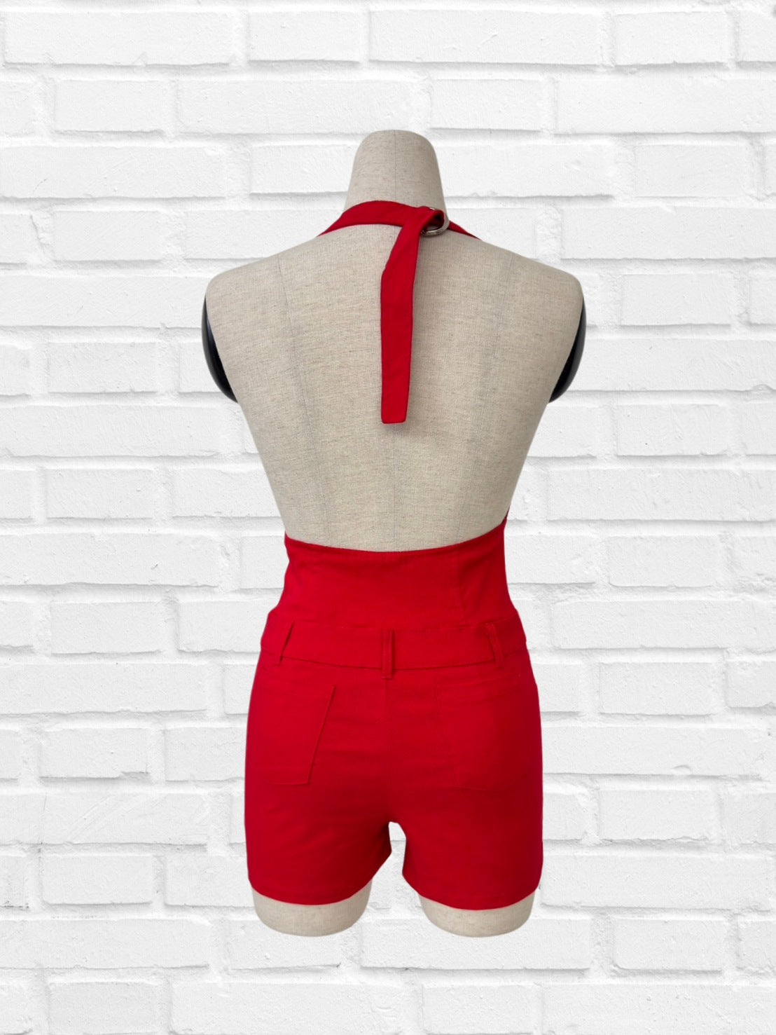 BUTTON DETAIL ROMPER