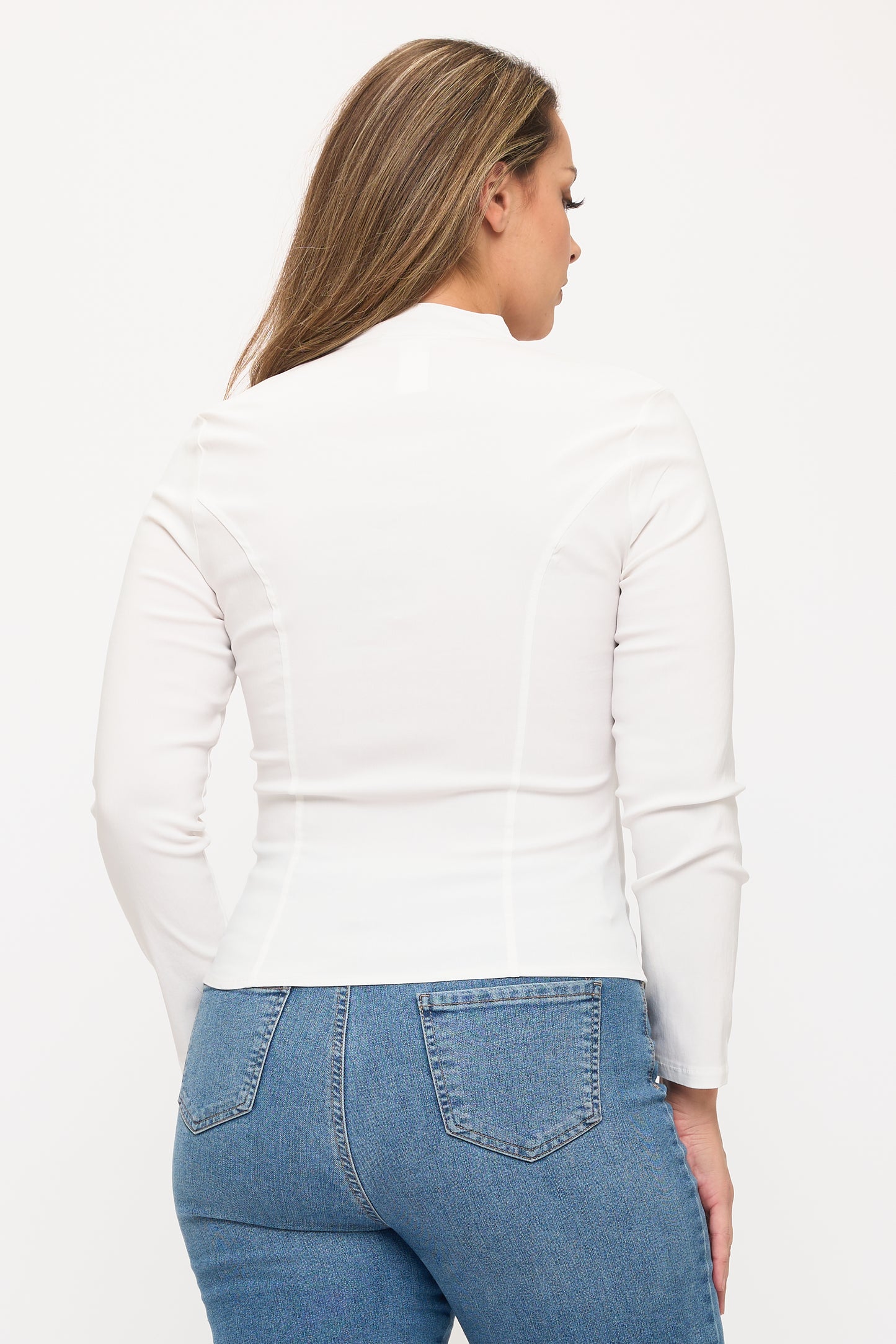 LACE-UP FRONT DETAIL LONG SLEEVE PLUS JACKET