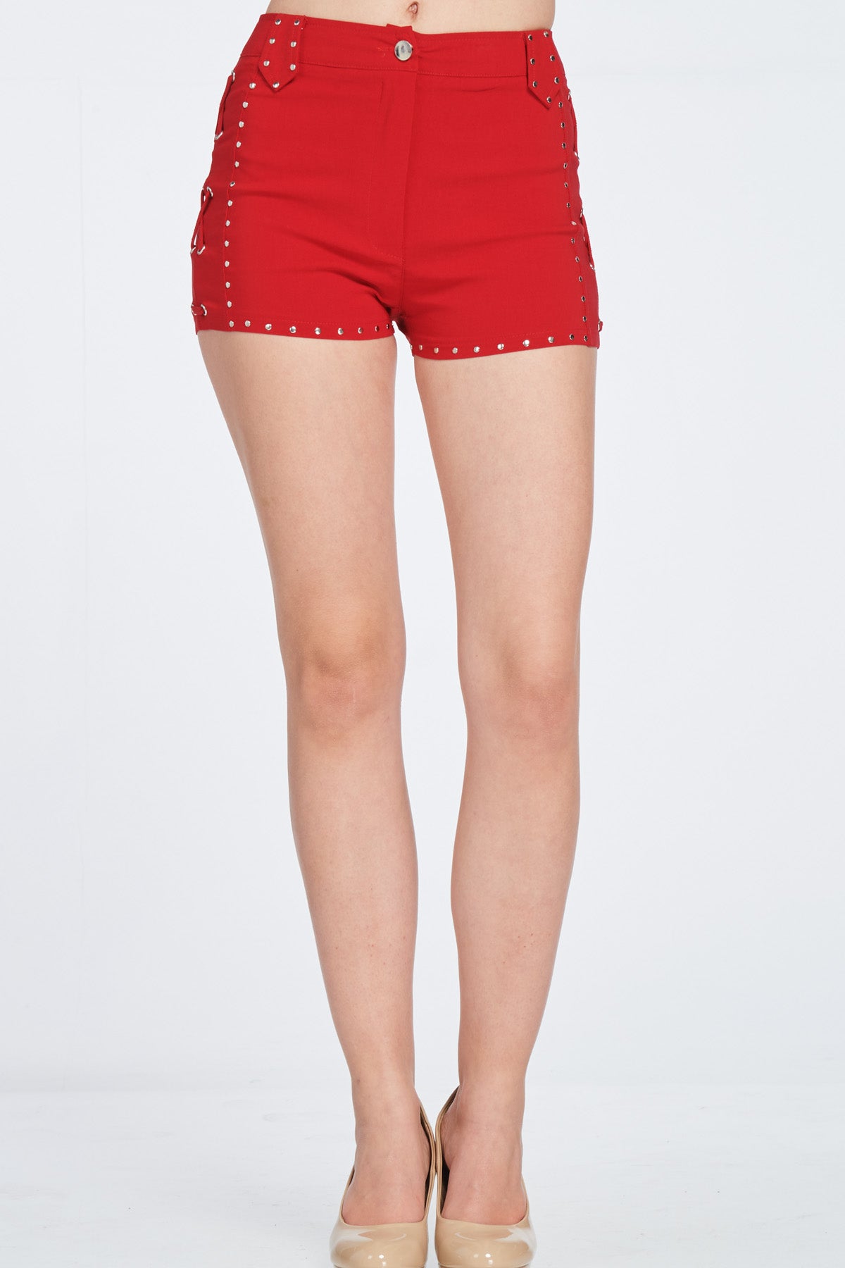 STUD DETAIL PLUS SHORTS