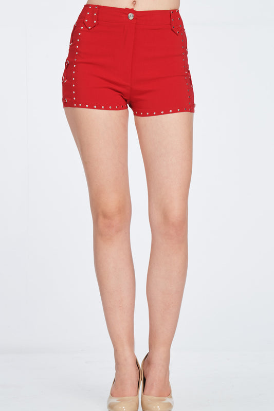 STUD DETAIL PLUS SHORTS