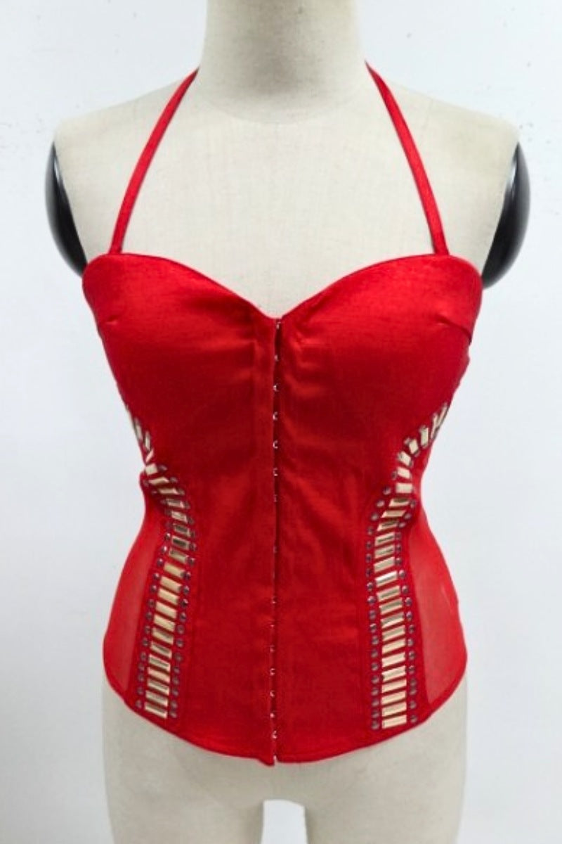 SIDE THROUGH STUD CORSET