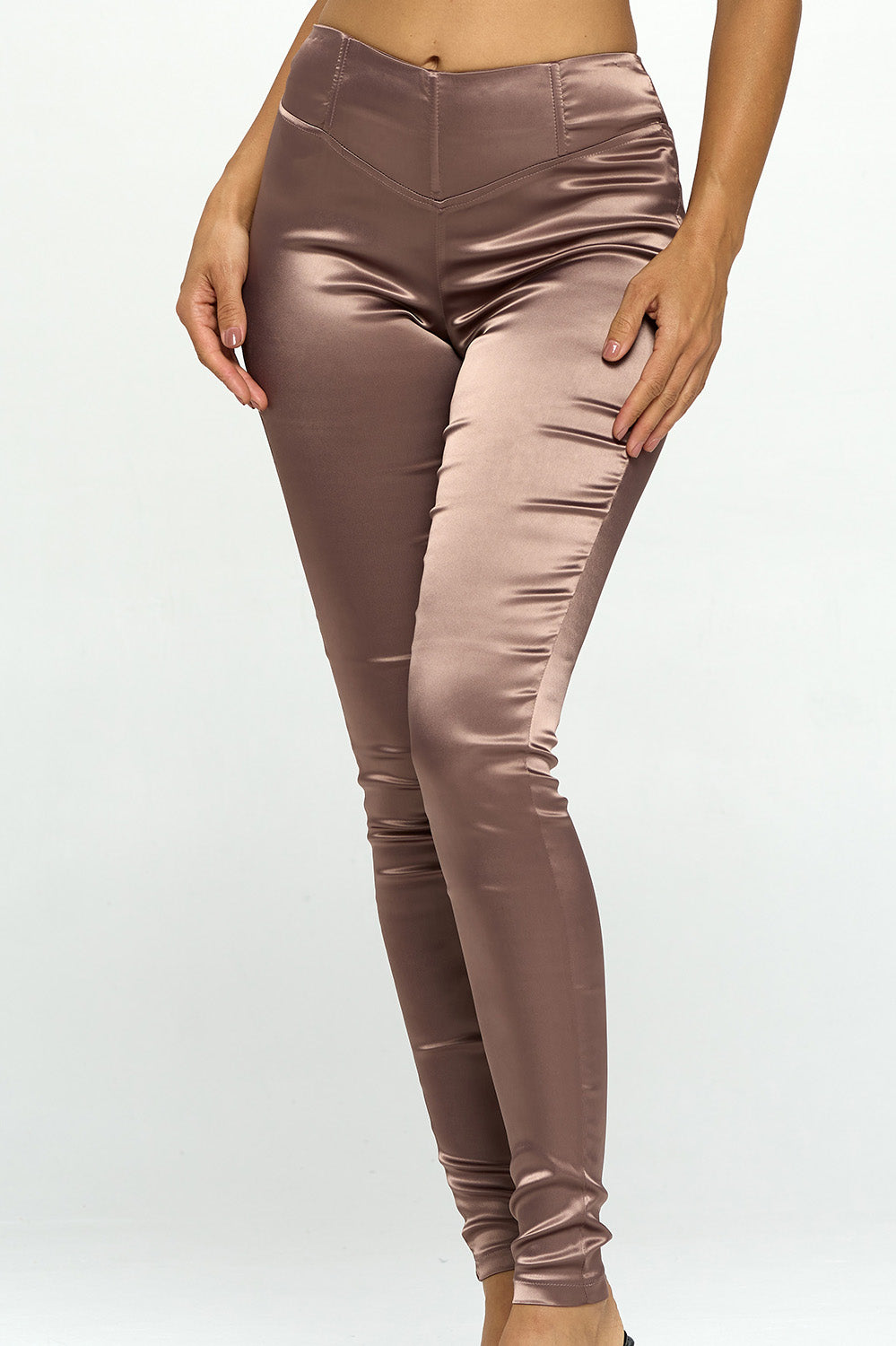 HMGYH satina high waisted leggings for women Button Fly High Waist Skinny  Pants (Size : L) : Buy Online at Best Price in KSA - Souq is now :  Fashion